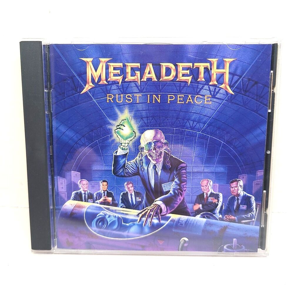 Megadeth Rust in Peace CD Heavy Metal Album 1990 Capitol CDP 7 91935 2
